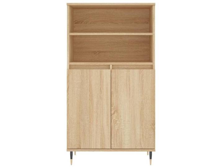 Buffet haut Chêne sonoma 60x36x110 cm Bois d'ingénierie_2 ans garantie_36081