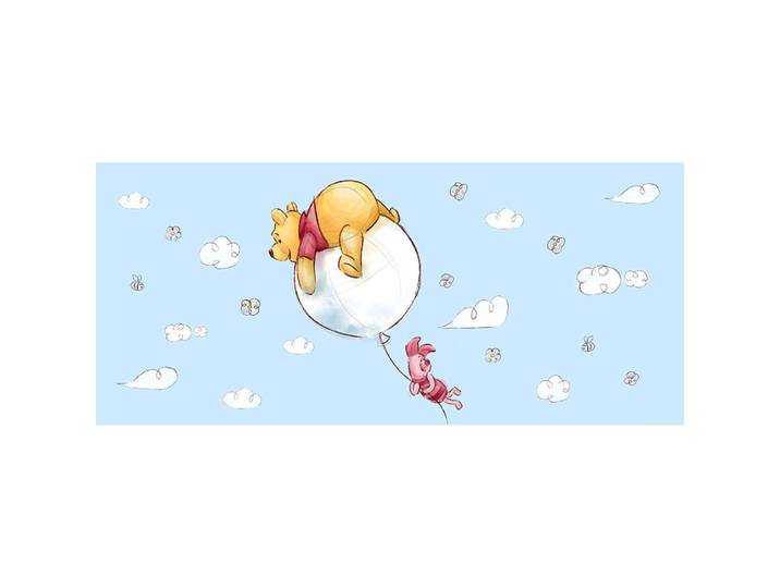Ag Art - Poster Géant Winnie L'Ourson Ballon Disney Intisse 202x90 Cm