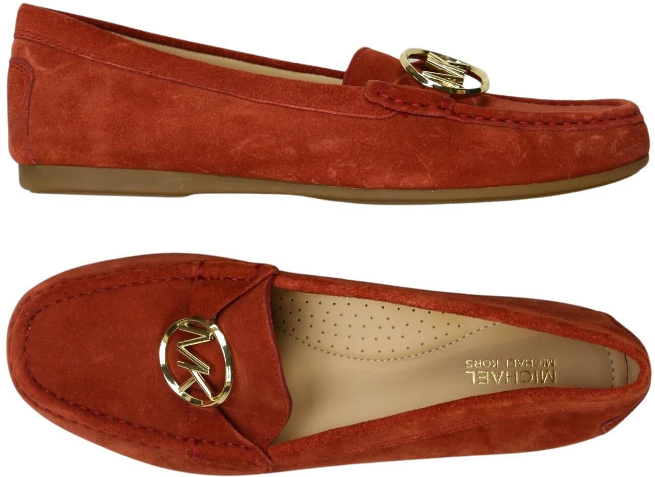 Michael Michael Kors Damen Halbschuh, Rot, Gr. EU 38.5, Leder - Second Hand