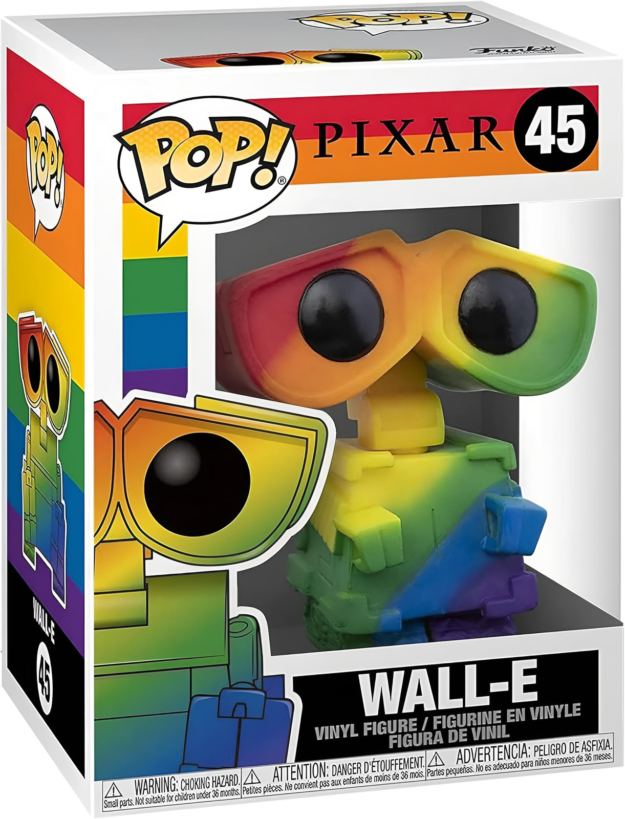 Funko Pop! Disney Pixar Wall-E Regenboog Pride 45 Vinyl figuur
