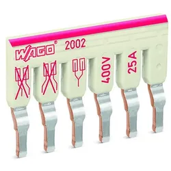 WAGO Schachtelbrücke 2002-476 6fach lichtgrau
