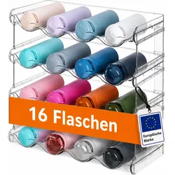 Relaxdays, Weinregal, Flaschenhalter (16 Flaschen, 38.50 x 20 x 37 cm)