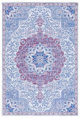 SAFAVIEH Serapi Machine Washable Sayime Medallion Distressed Rug
