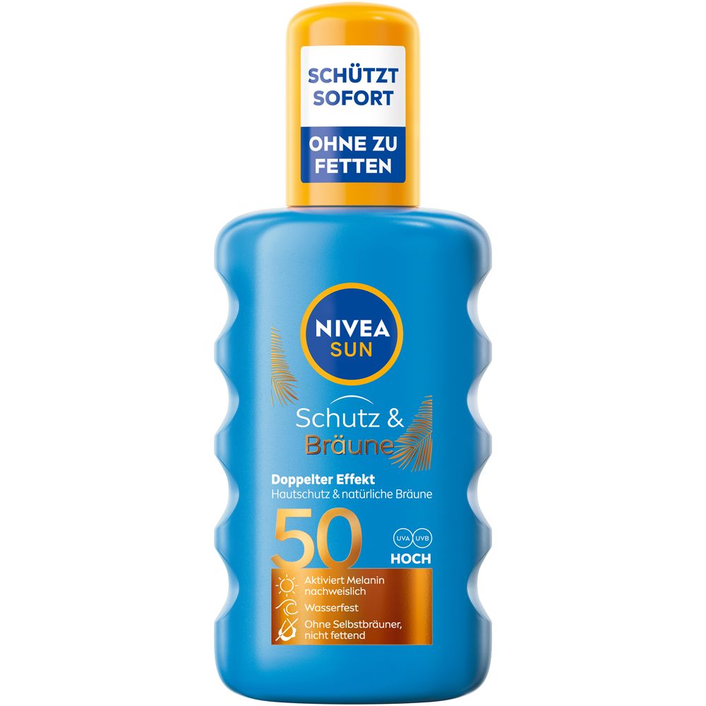 Nivea SUN Schutz & Bräune Sonnenspray SPF 50 200 ml Spray