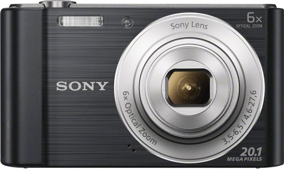 Sony Cyber-shot DSC-W810, 20,1 MP, 5152 x 3864 Pixel, CCD, 6x, HD, Schwarz