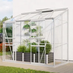 Vitavia Anlehn-Gewächshaus "Styx 3300",aluminium eloxiert,3,3 m2