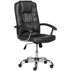 Carmen 6081 Chefsessel mit Kunstleder – Schwarz