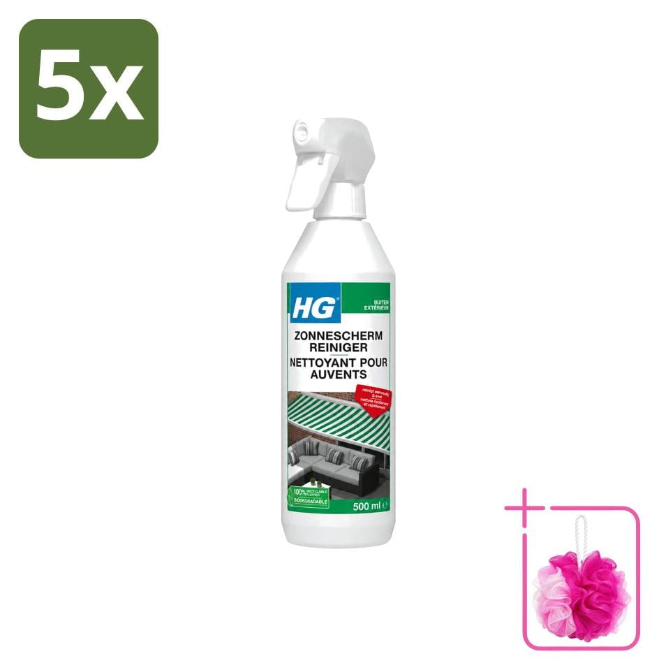 HG Reiniger voor zonneschermen 500 ml 5 stuks