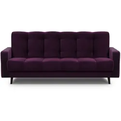 3-SITZER Schlafsofa Nancy Bis violett