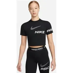NIKE Damen Shirt W NP DF GRX SS CROP TOP, Größe L in Weiß Weiß