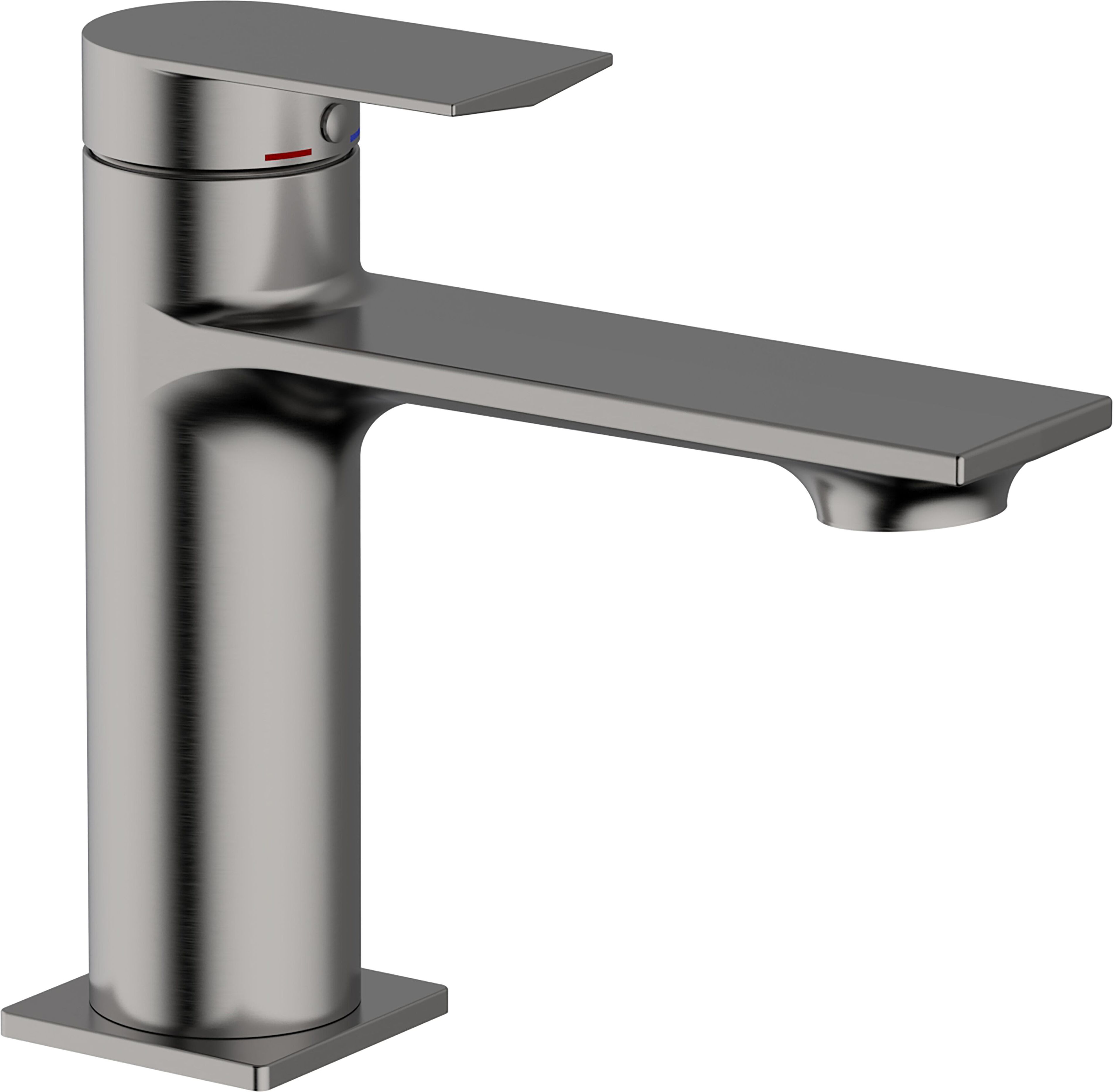 Tecnomat MISCELATORE LAVABO TEOREMA LENNON NICKEL SPAZZOLATO CARTUCCIA Ø 35 mm