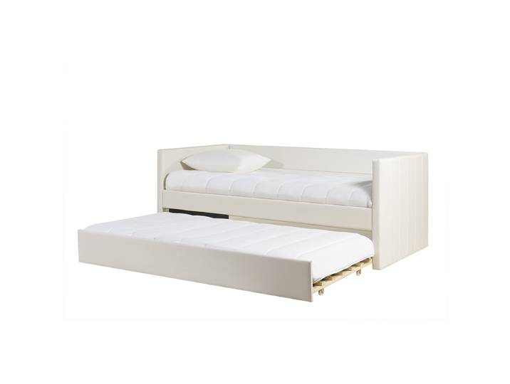 Lit gigogne blanc 90x190 cm ELIE