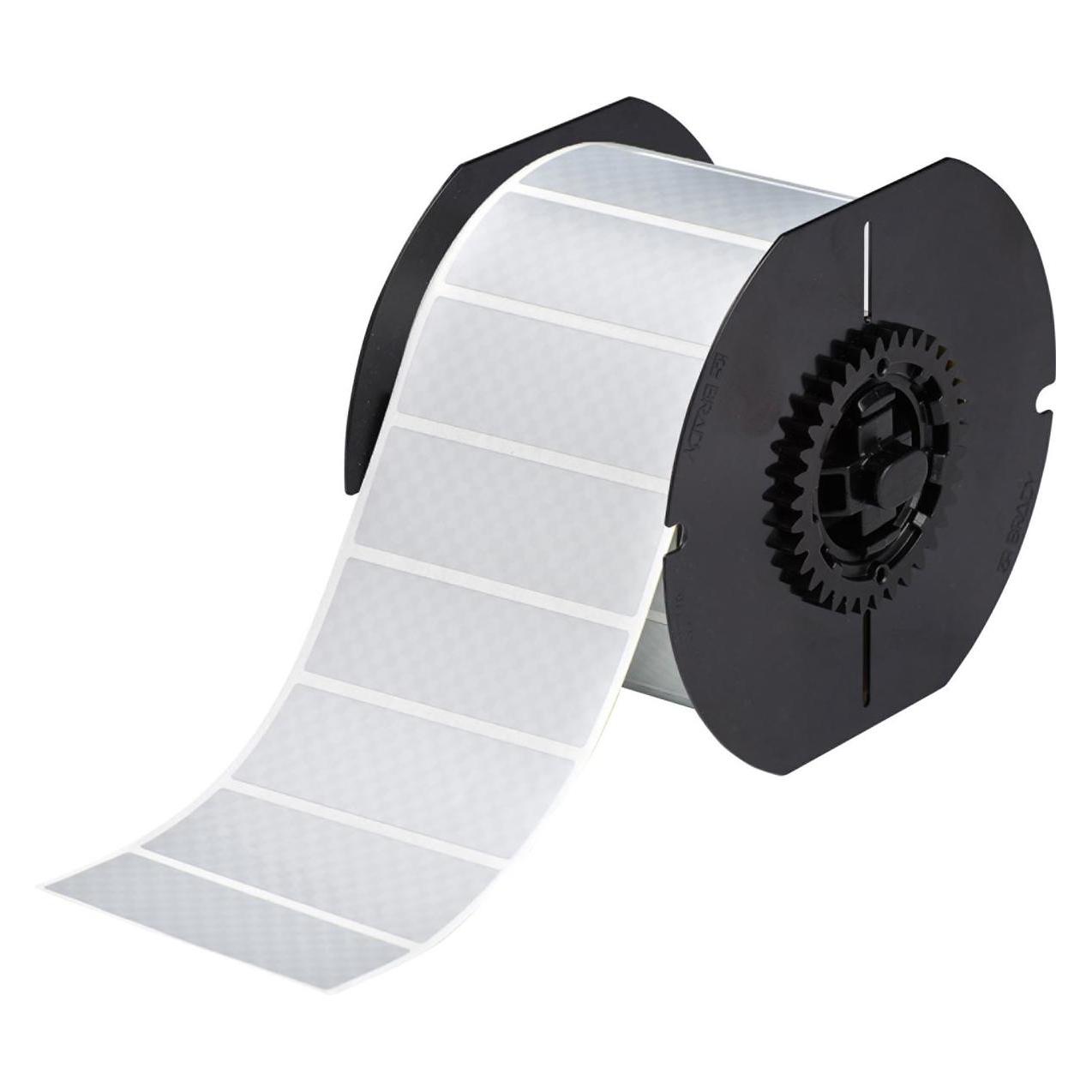 Brady B30-18-438, metallisierter Polyester, matt, 76.20 x 25.40 mm, fälschungssicher, permanent (1 (82.55 mm) (B30-18-438)