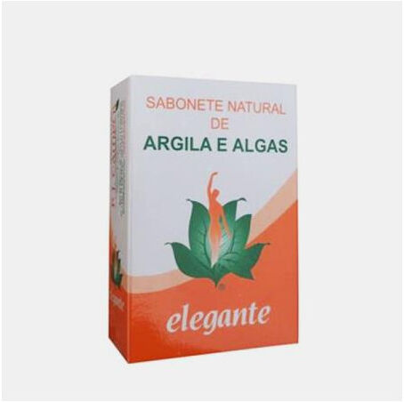ELEGANTE SABONETE DE ARGILA E ALGAS 140g