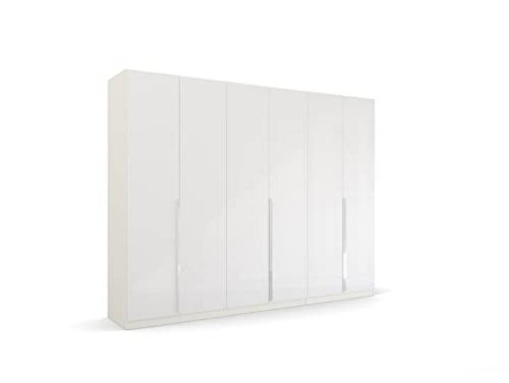 Rauch Möbel Quadra-Spin Glamour, Schrank, Hochglanz Weiß, Breite 271 cm
