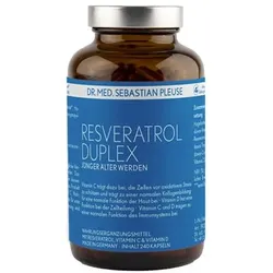 Dr. med. Sebastian Pleuse Resveratrol Duplex 240 Kapseln für 120 Tage