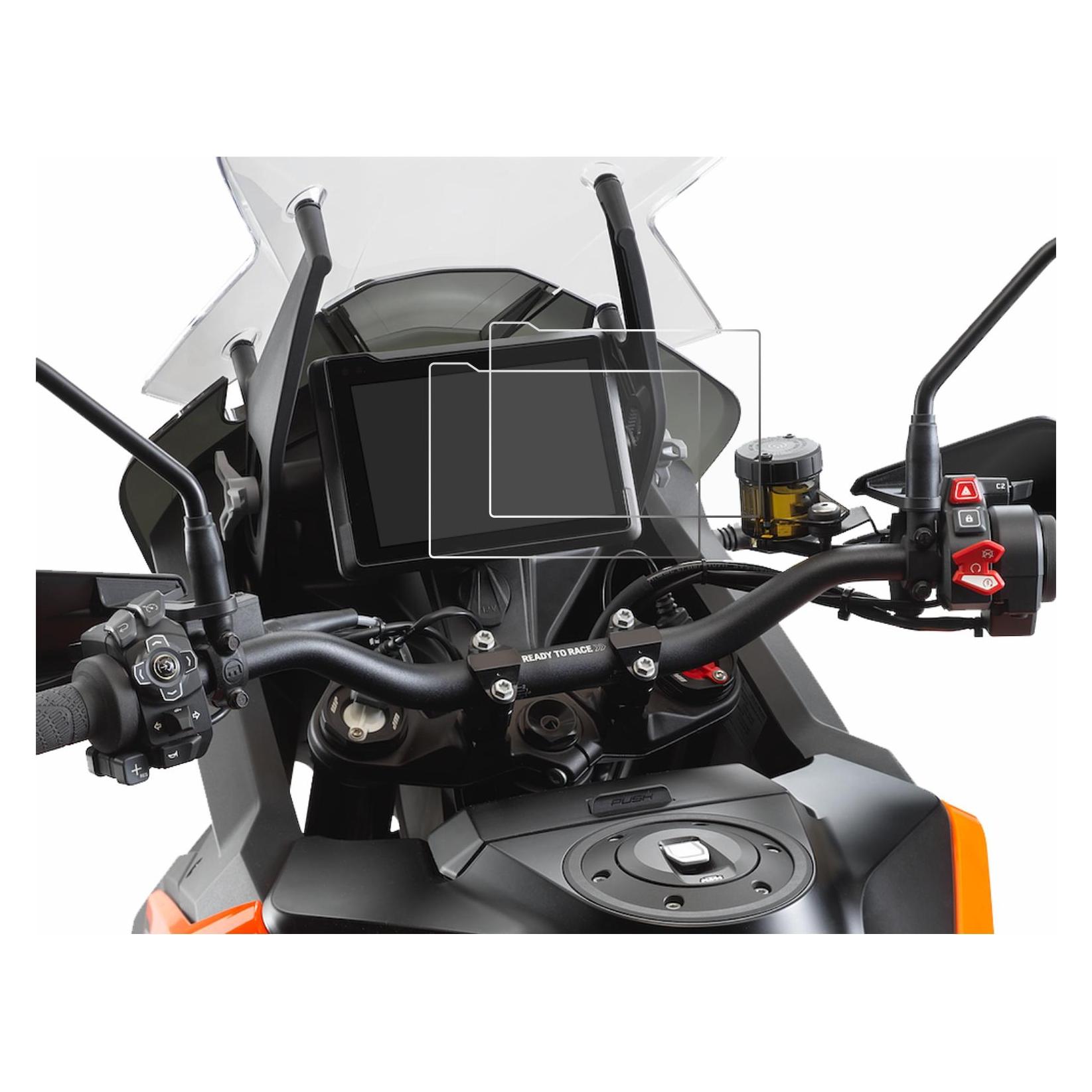 ScreenLeaf Schutzfolie für KTM 1290 Super Adventure S / R 2021 Displayschutz Display Schutz Folie Klar (6142445)