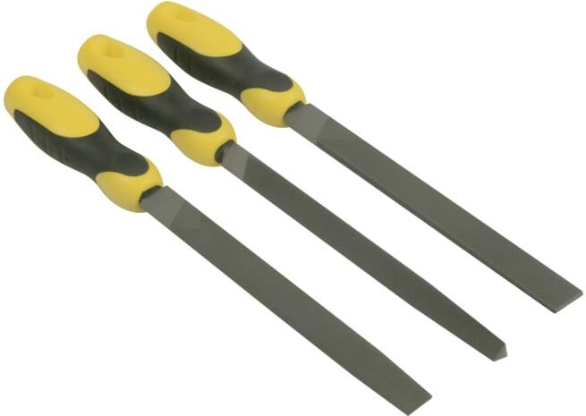 Jeu de limes Stanley taille 2, 3 pièces 200 mm (0-22-464)