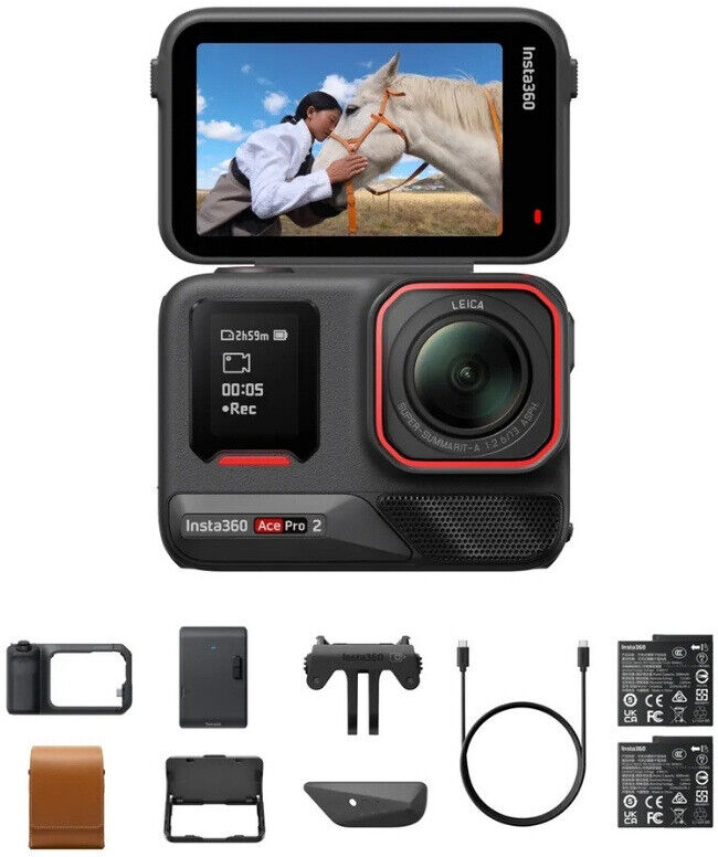Action Cam Insta360 ACE PRO 2 - Flash Print Bundle taglia unica