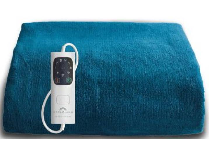 Dreamland - Couverture Chauffante Snuggle Up Bleu Vert 6t 160x120