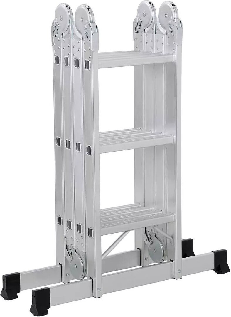 And OutdoorMatch Klapladder Remington Telescopische Multifunctionele Ladder B/D/H: 97 x 25 x 80 cm
