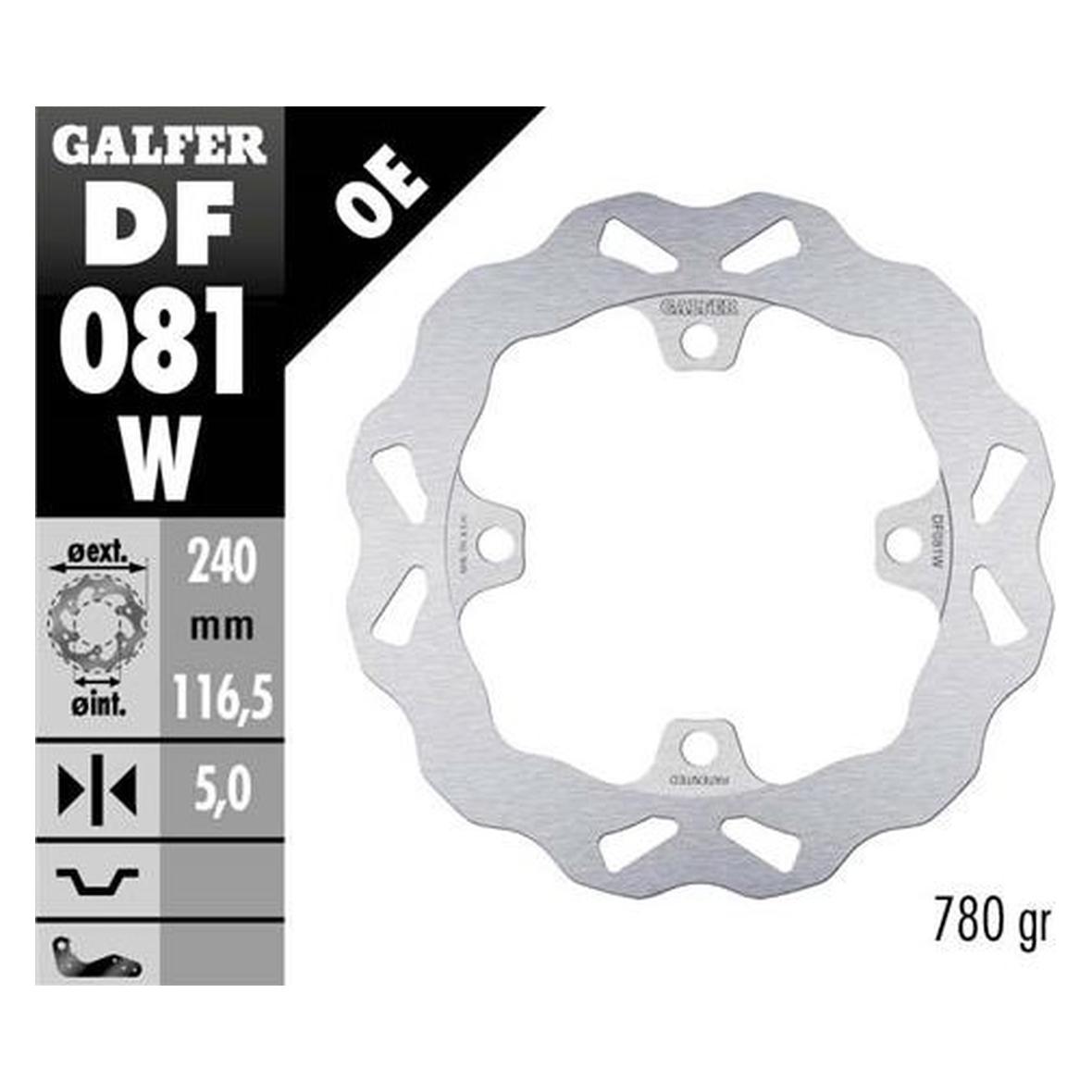Galfer Bike Galfer Df081w Fixed Brake Disc 240x5mm (240 mm) (DF081W)