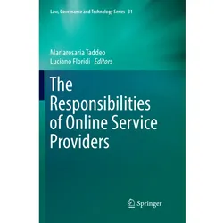 The Responsibilities of Online Service Providers, Fachbücher von Luciano Floridi, Mariarosaria Taddeo