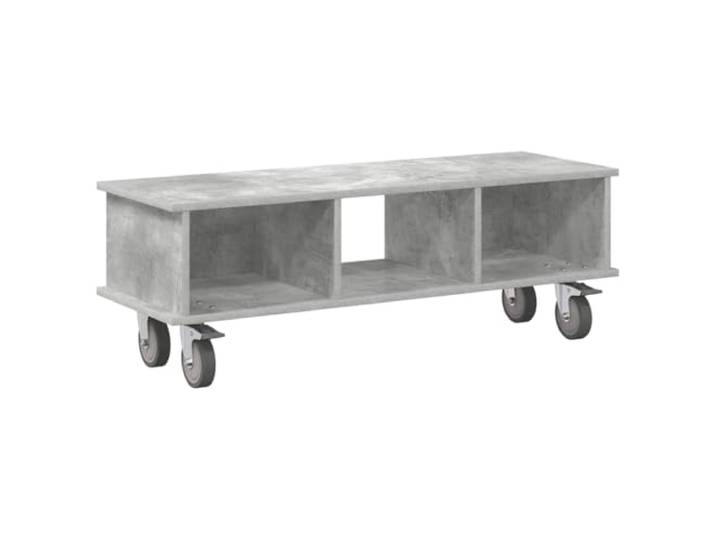 LKJephalotrope TV-Ständer Beton Grau 100x35x35 cm Fernsehtisch Kompakter Fernsehmöbel-Schrank in Beton-Optik für Schlafzimmer und Jugendzimmer, ideal für Receiver und Zubehör.