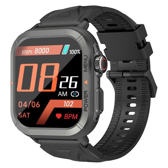 Blackview W30 (Connected Watch - 1.91" - Integriertes Mikrofon) Schwarz (35785)
