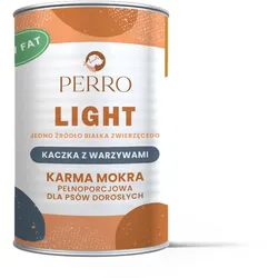 PERRO Light Ente mit Gemüse, monoproteinhaltig, 400 g Nassfutter für ausgewachsene Hunde