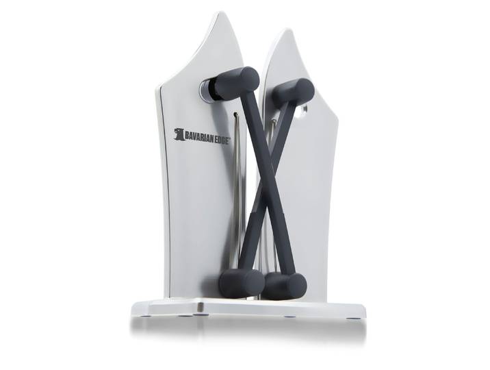 Messerschärfer mit X-Cross Technologie, Silber, Messerschärfer