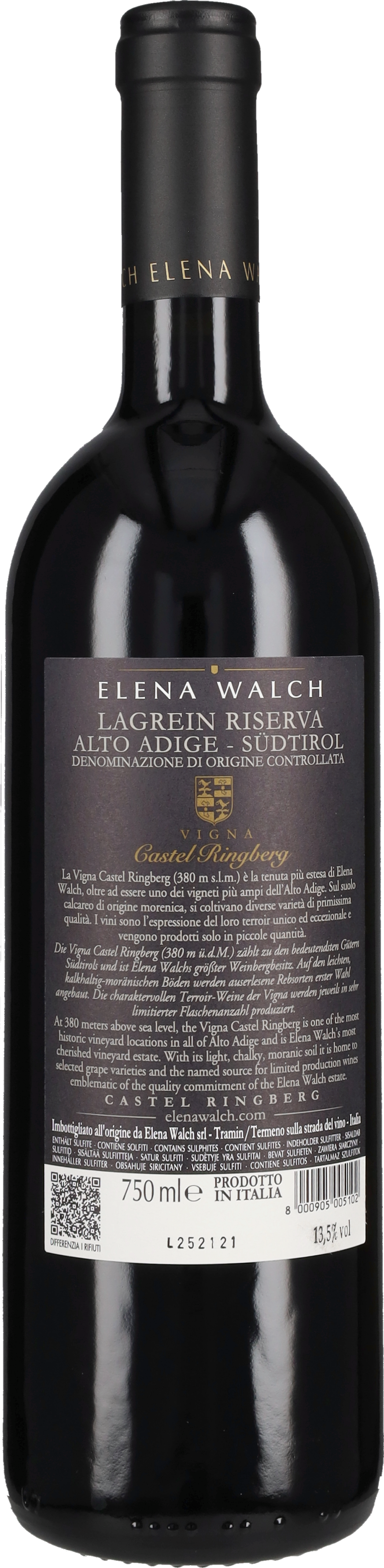 Walch Elena Lagrein Riserva 'Castel Ringberg' Elena Walch 2023