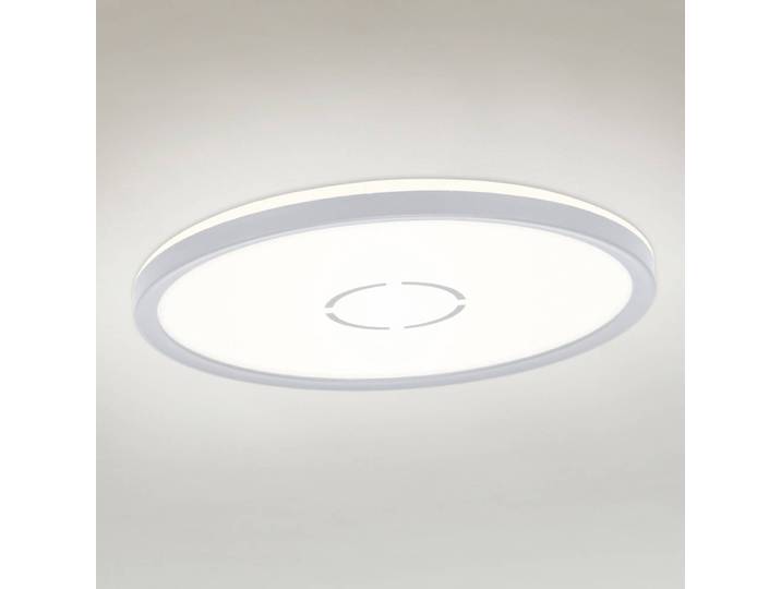 Briloner LED Deckenleuchte Free, alu / grau / zink, für Küche, Kunststoff, Modern