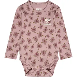 hummel hmlFJORA langarm Baby-Strampler Mädchen 3228 - adobe rose 68