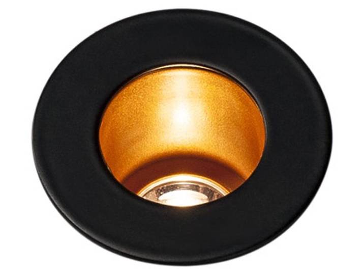 Horn Mini LED Plafonnier encastré rond Ø4\,5 cm noir/doré 3000K\, 12