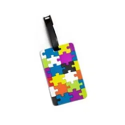 Kofferschild Namensschild Kofferanhänger Puzzle