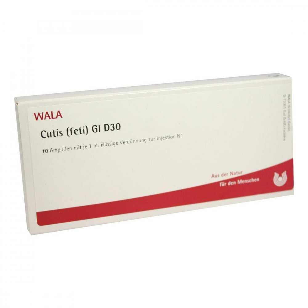 WALA Heilmittel GmbH Cutis Feti Gl D30 Ampullen 03357731