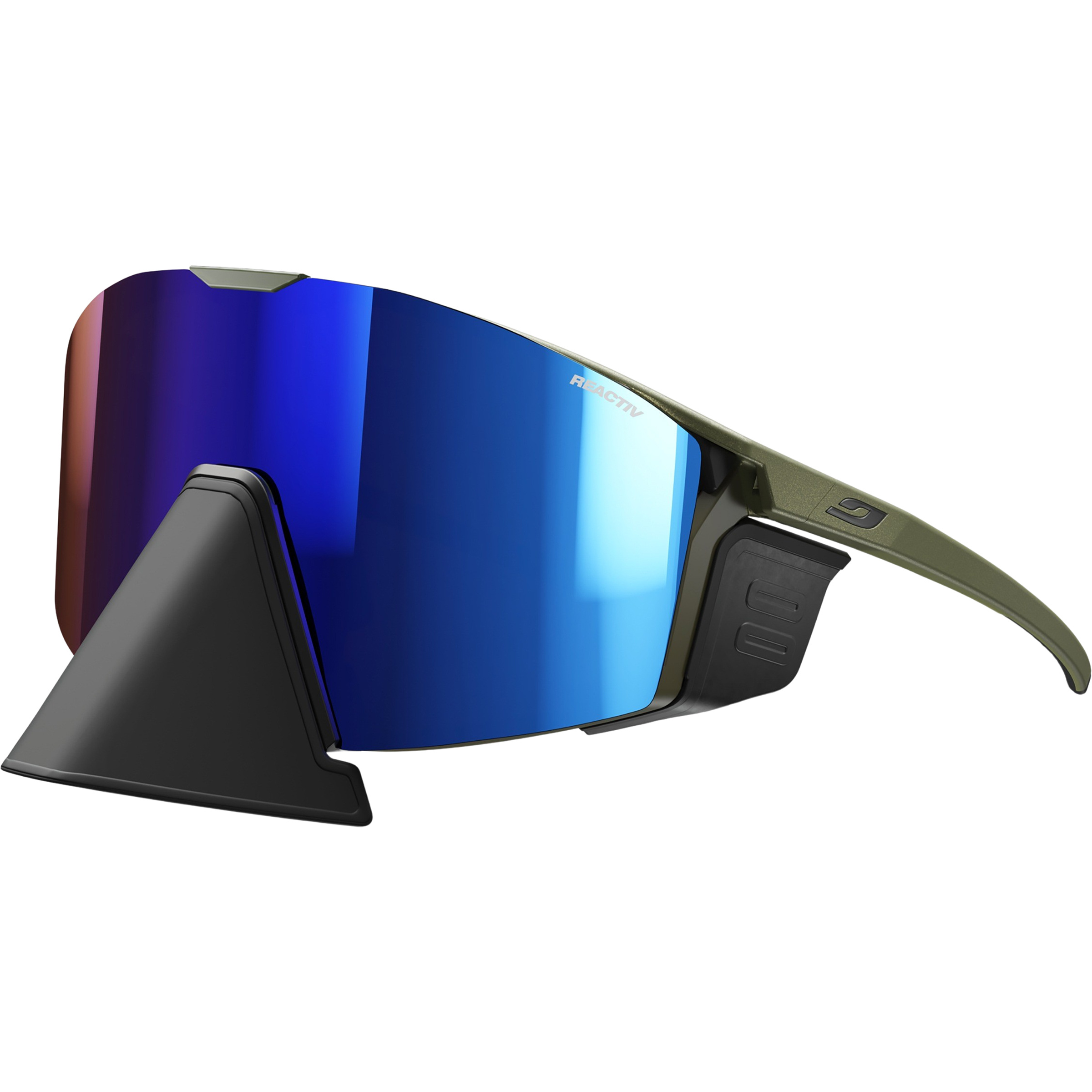 Julbo Edge Cover Reactiv 2-4 Gletscherbrille Gletscherbrillen gruen Größe L Bergsteigen | Expedition | Hochtour