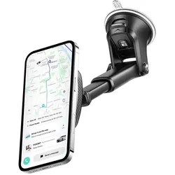 Rixus Magnetic Phone Mount Dashboard Car Phone Holder, Smartphone Halterung, Schwarz