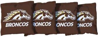 Skip's Garage Western Michigan Brown Cornhole Bags