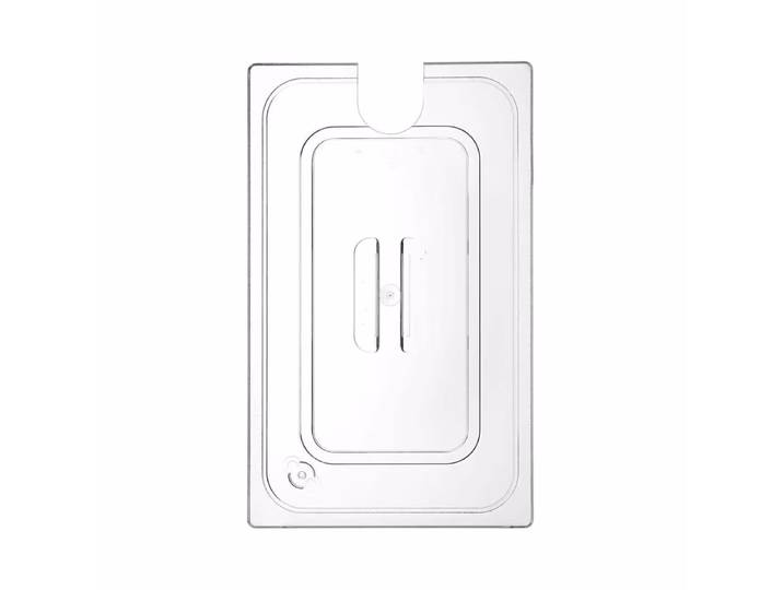 Hendi Gastronorm-Deckel mit Sous-Vide-Stick-Aussparung GN 1/1 – GN-Behälter/Gastronormbehälter – transparent