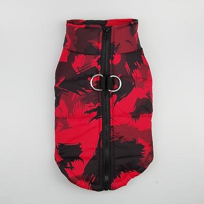 Hundekleidung für kleine Hunde Winterwelpe Haustier Hundekleidung wasserdichte mittelgroße Hundemanteljacke (l, orange)