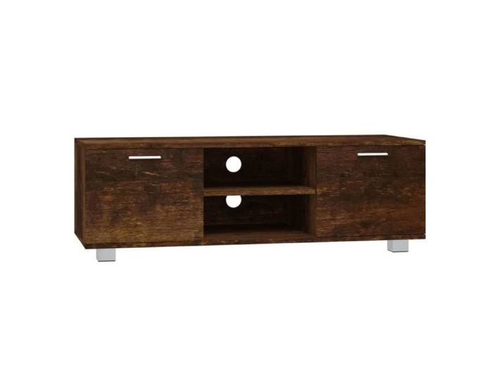 Meuble TV - MOTHINESSTO - LY3206 - Chêne fumé - Bois d'ingénierie - 120x40 5x35 cm