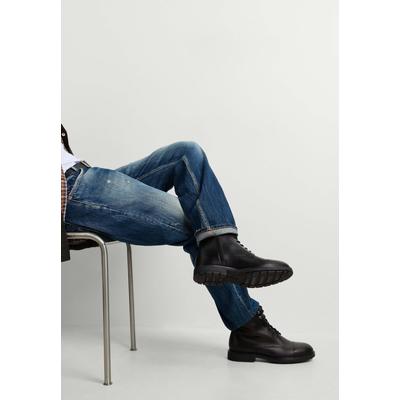 Bootsschuh PEPE JEANS "boots HUNTERS NORTH M", Herren, Gr. 42, schwarz, 100% Rinderhaut, Schuhe Bootsschuh