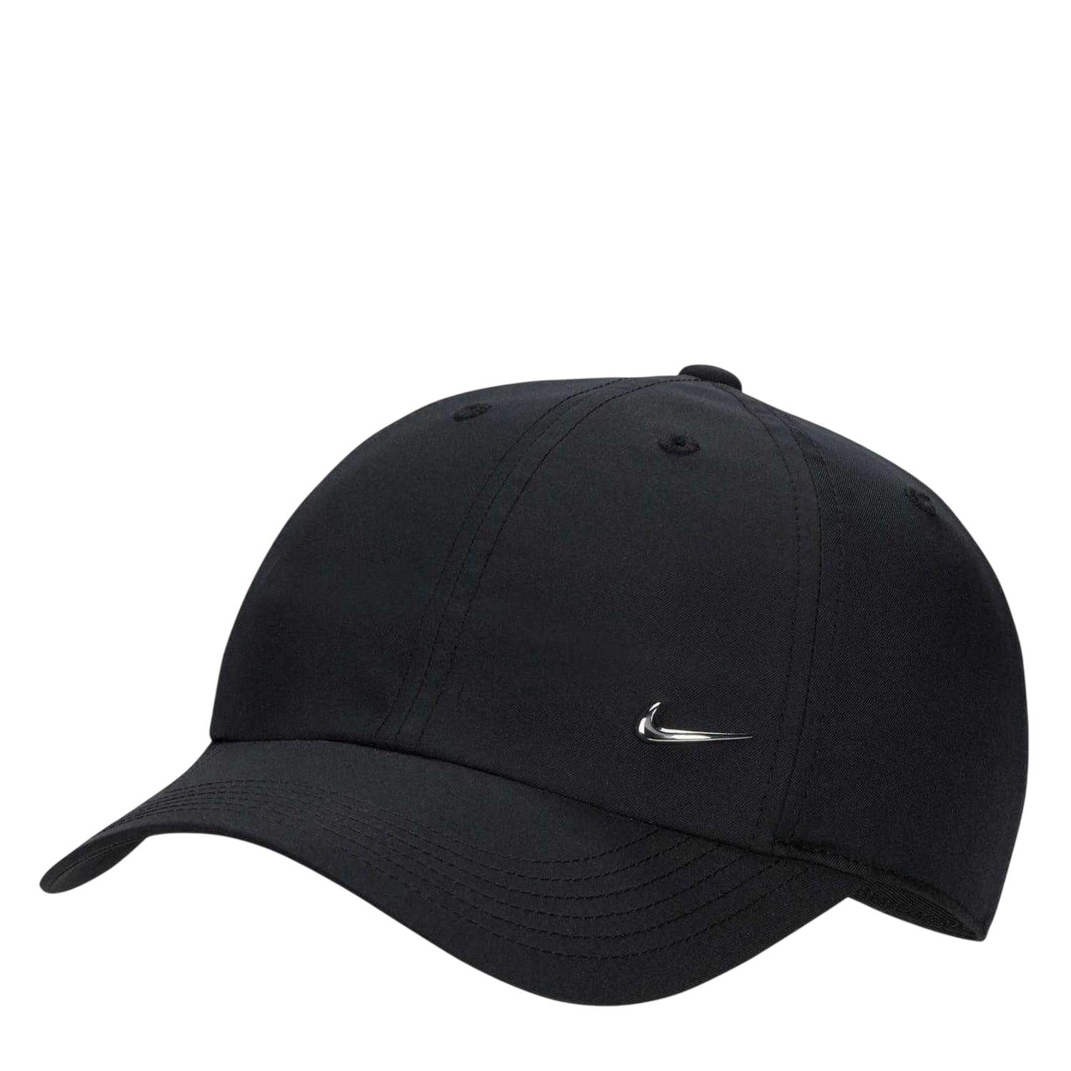 Nike Swoosh-pet voor kinderen (Zwart)
