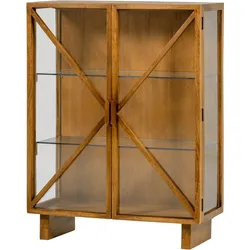 Vitrine Kella Naturfarben B: 100 cm