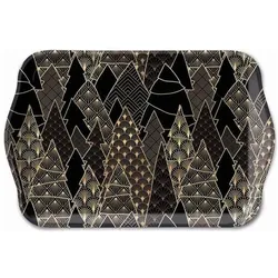 Ambiente, Geschenkverpackung, Tablett "Luxury Trees" 13x21 cm aus Melamine