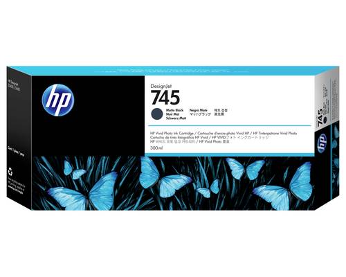 HP Druckerpatrone 745 Original Matt Schwarz 300ml F9K05A 1St.