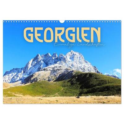 Georgien - Einmalige Landschaften (Wandkalender 2027 DIN A3 quer), CALVENDO Monatskalender