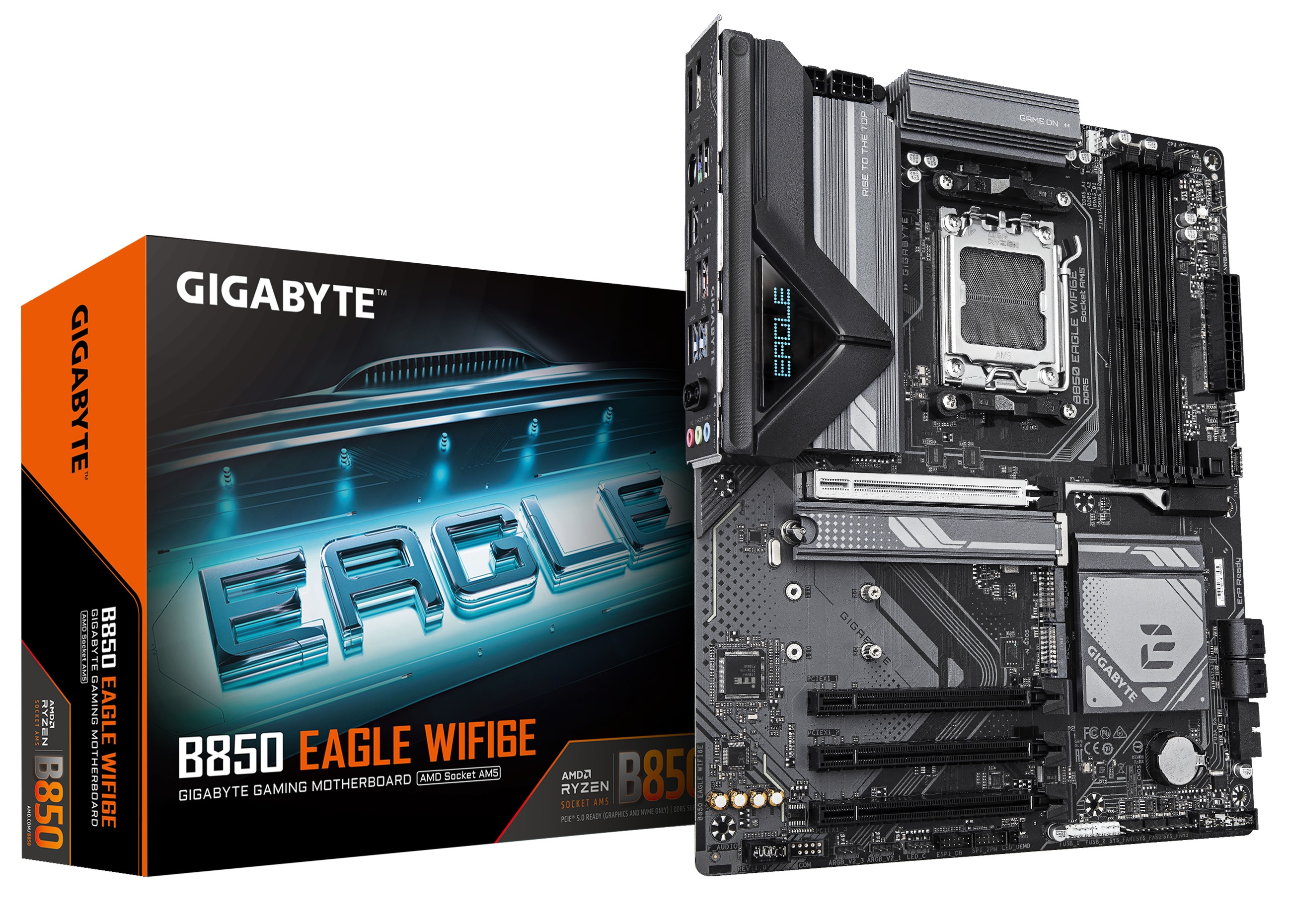 GIGABYTE B850 EAGLE WIFI6E ATX Mainboard Sockel AM5 WIFI6E/HDMI/DP